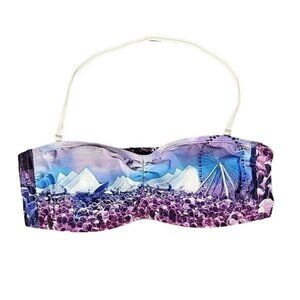 The Bikini Lab Festival Bandeau Sz M